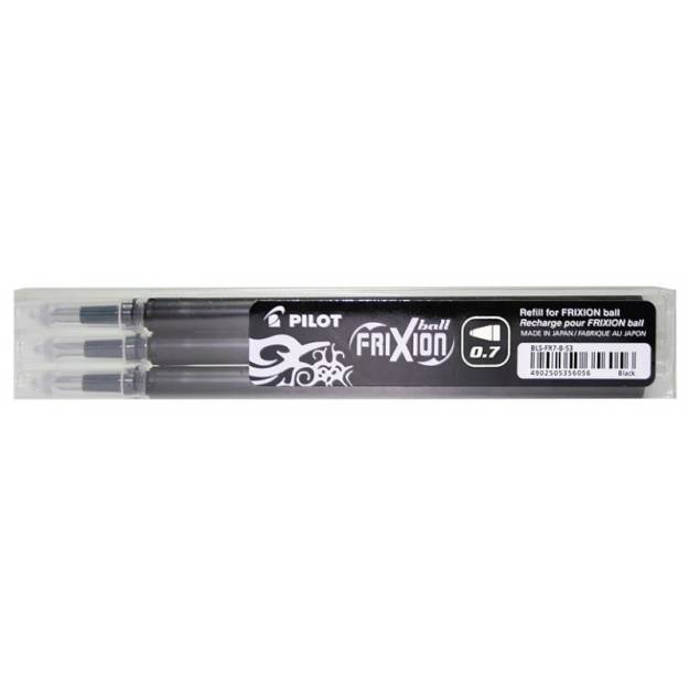 PILOT WKŁAD DO PIÓRA - FRIXION - 0,7 - CZARNY