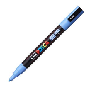 UNI - MARKER POSCA PC-3M - BŁĘKITNY 48