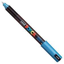 UNI - MARKER POSCA PC-1MR - METAL NIEBIESKI 33