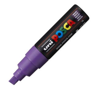 UNI - MARKER POSCA PC-8K - FIOLETOWY 12