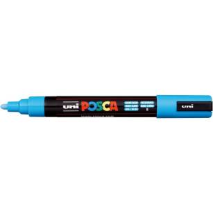 UNI - MARKER POSCA PC-5M - JASNO NIEBIESKI 8