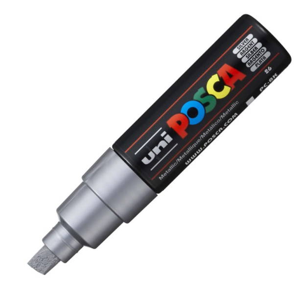 UNI - MARKER POSCA PC-8K - SREBRNY 26