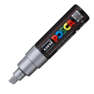 UNI - MARKER POSCA PC-8K - SREBRNY 26