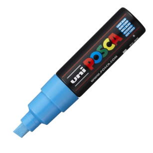 UNI - MARKER POSCA PC-8K - JASNY NIEBIESKI 8