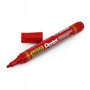 PENTEL - MARKER PERMANENTNY - N850 - CZERWONY