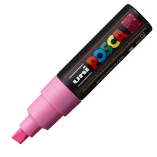 UNI - MARKER POSCA PC-8K - RÓŻOWY FLUORESCENCYJ 13