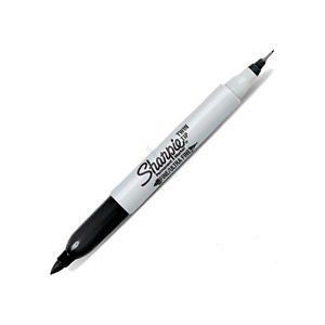 SHARPIE - MARKER DWUSTRONNY CZARNY TWIN