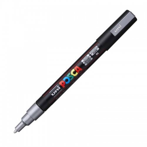UNI - MARKER POSCA PC-3M - SREBRNY 26