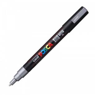 UNI - MARKER POSCA PC-3M - SREBRNY 26
