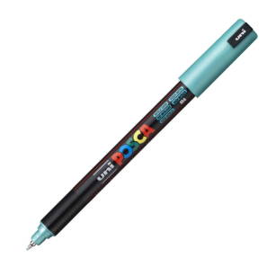 UNI - MARKER POSCA PC-1MR - METALICZNY ZIELONY M6
