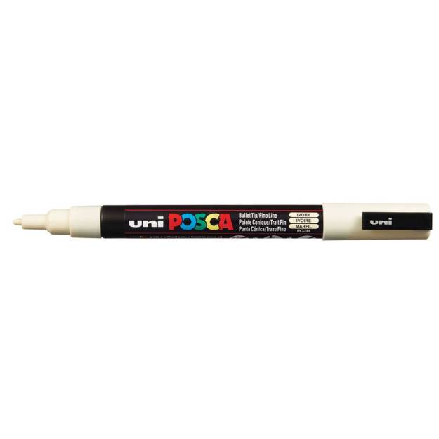 UNI - MARKER POSCA PC-3M - KOŚĆ SŁONIOWA IVORY 46