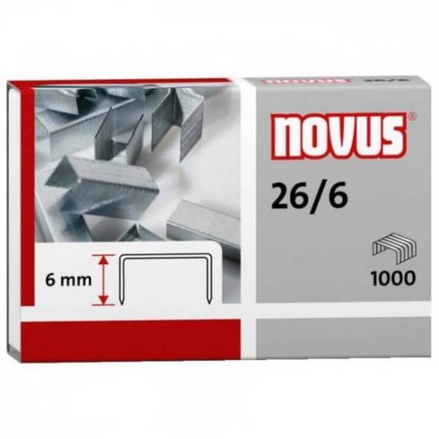 NOVUS - ZSZYWKI 26/6 - 1000szt op