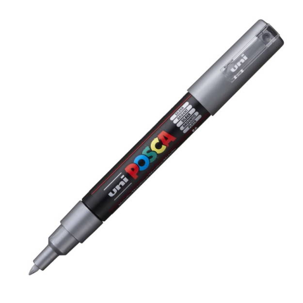 UNI - MARKER POSCA PC-1M - SREBRNY 26