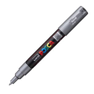 UNI - MARKER POSCA PC-1M - SREBRNY 26