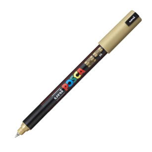 UNI - MARKER POSCA PC-1MR - ZŁOTY 25