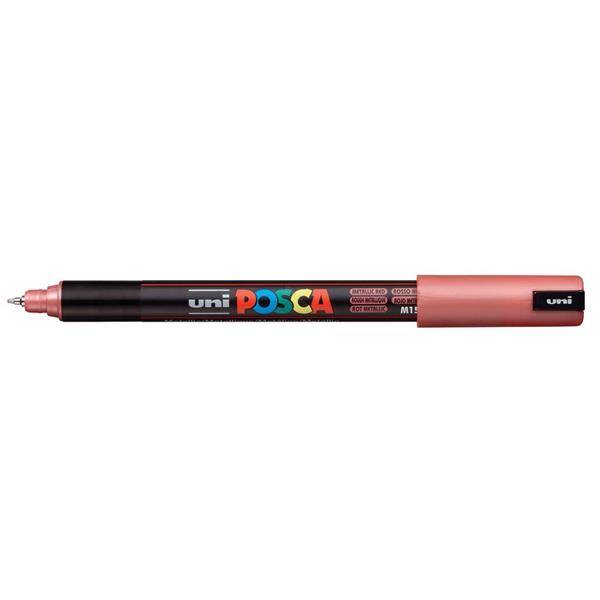 UNI - MARKER POSCA PC-1MR - METAL CZERWONY M15