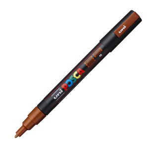 UNI - MARKER POSCA PC-3M - JASNO BRĄZOWY