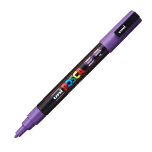 UNI - MARKER POSCA PC-3M - FIOLETOWY 12