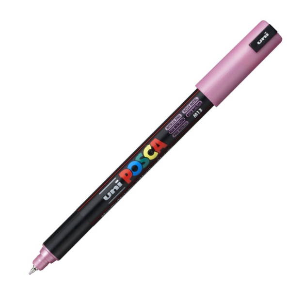 UNI - MARKER POSCA PC-1MR - METALICZNY RÓŻOWY M13