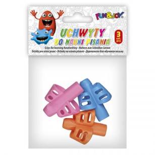 FUN&JOY - UCHWYT DO NAUKI PISANIA - 3szt