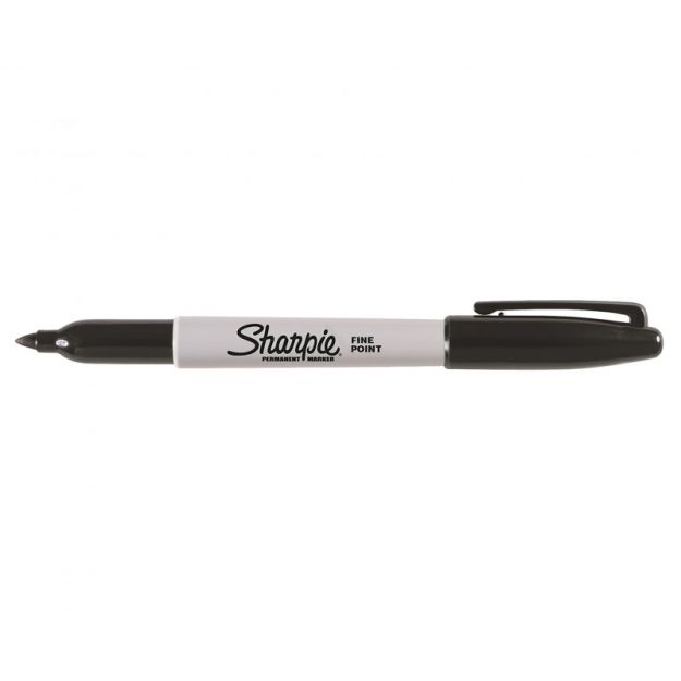 SHARPIE - MARKER PERMANENTNY CZARNY - CIENKI