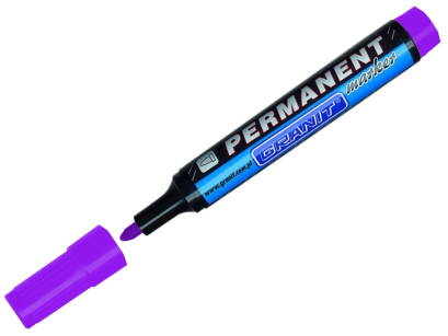 GRANIT - MARKER WODOODPORNY O/KOŃC - FIOLETOWY