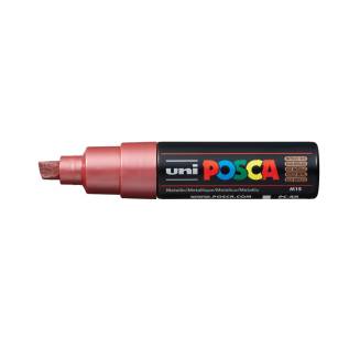UNI - MARKER POSCA PC-8K - METALICZNY CZERWONY M15