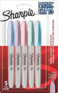 SHARPIE - MARKER FINE MYSTIC GEMS 5 KOLORÓW