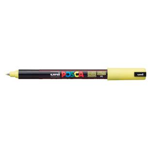 UNI - MARKER POSCA PC-1MR - PASTELOWY ŻÓŁTY P2